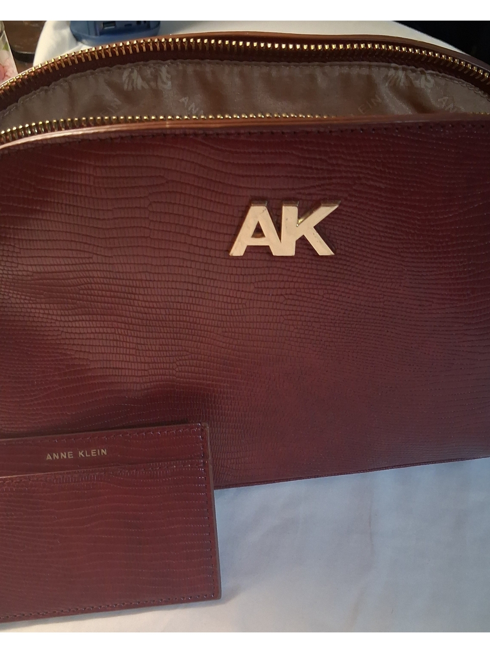 Anne Klein Crossbody Purse with Card Case